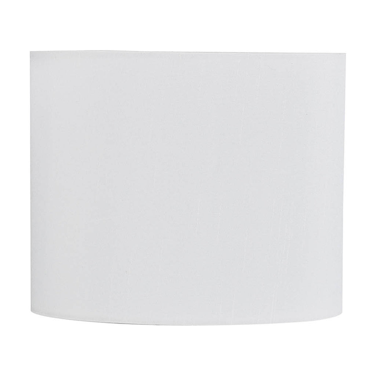 Serena Oval Lamp Shade 18cm Long Terylene with Cotton - White