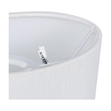 Serena Oval Lamp Shade 18cm Long Terylene with Cotton - White