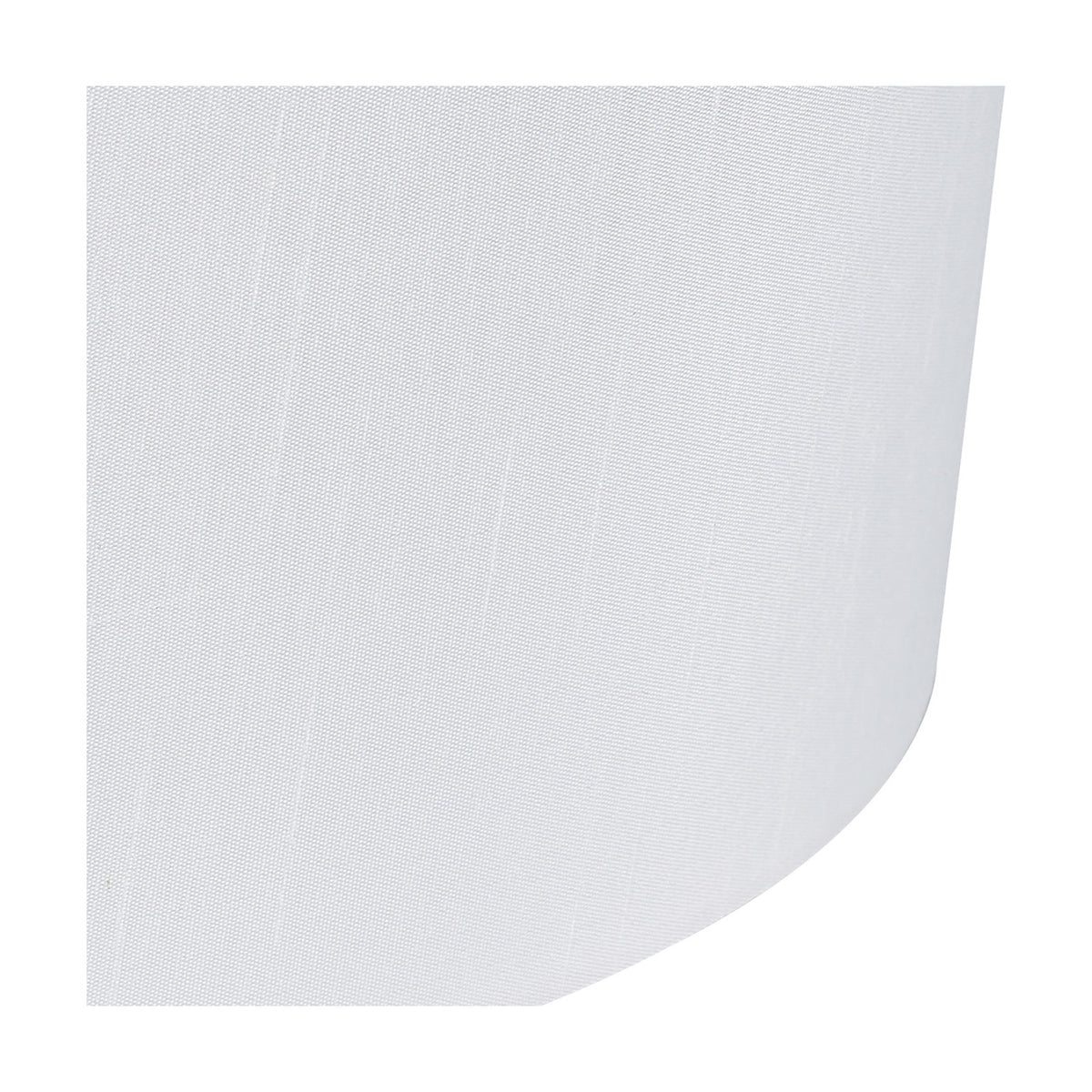 Serena Oval Lamp Shade 18cm Long Terylene with Cotton - White