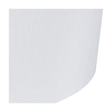 Serena Oval Lamp Shade 18cm Long Terylene with Cotton - White