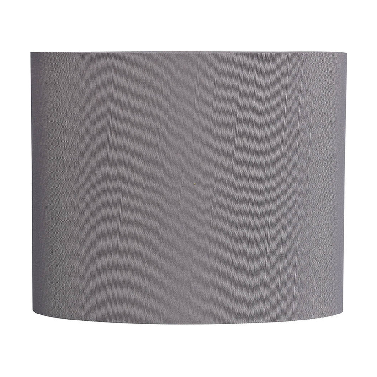 Serena Oval Lamp Shade 18cm Long Terylene with Cotton - Grey