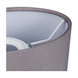 Serena Oval Lamp Shade 18cm Long Terylene with Cotton - Grey