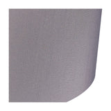 Serena Oval Lamp Shade 18cm Long Terylene with Cotton - Grey