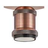Dreifa E27 Ceiling Light 10cm - Antique Copper