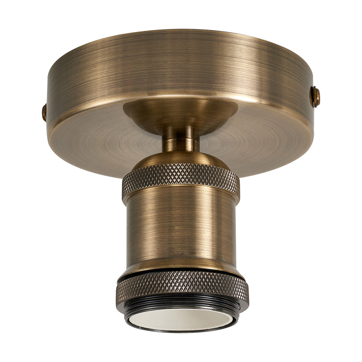 Dreifa E27 Ceiling Light 10cm - Antique Brass