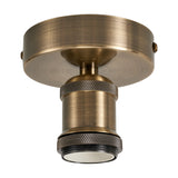 Dreifa E27 Ceiling Light 10cm - Antique Brass