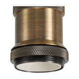 Dreifa E27 Ceiling Light 10cm - Antique Brass