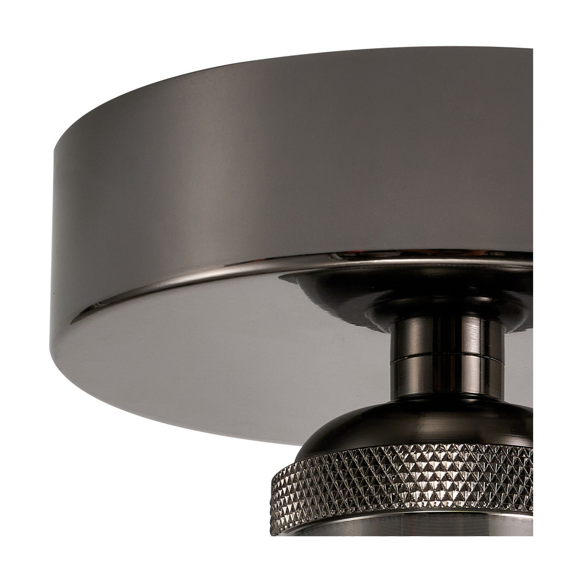 Dreifa E27 Ceiling Light 10cm - Black Chrome