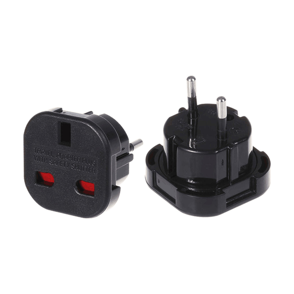Additions 3A Plug Adaptor 45mm Long - Black