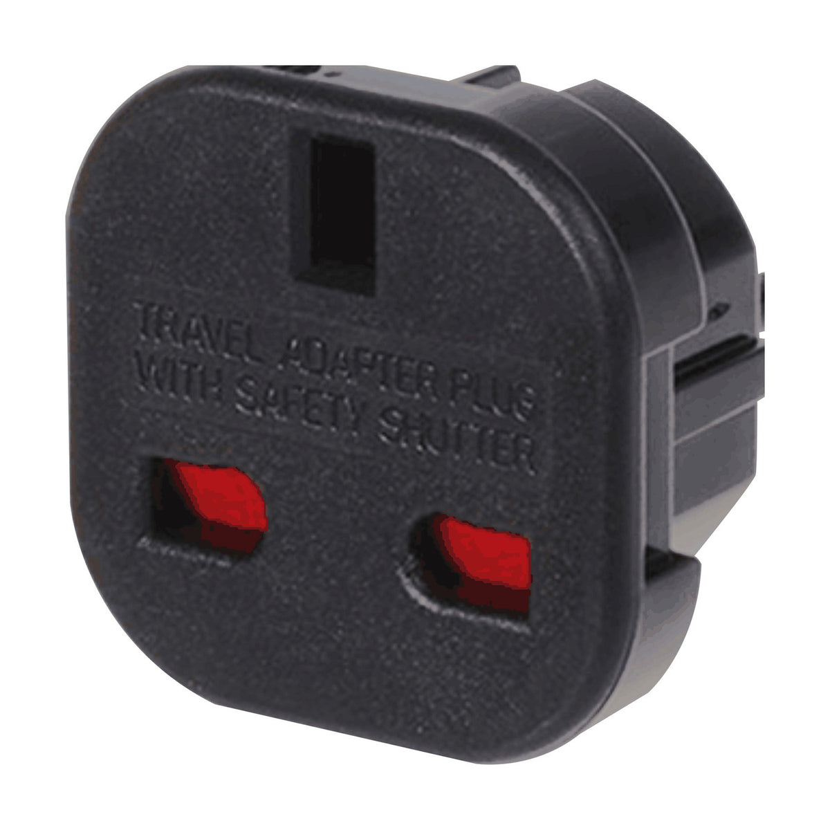 Additions 3A Plug Adaptor 45mm Long - Black