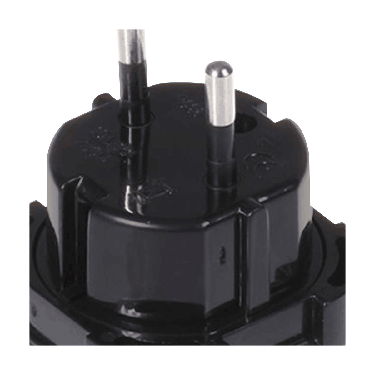 Additions 3A Plug Adaptor 45mm Long - Black