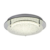 Gino 18W Flush Ceiling Light 36cm - Silver