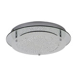 Gino 18W Flush Ceiling Light 36cm - Silver