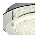 Gino 18W Flush Ceiling Light 36cm - Silver