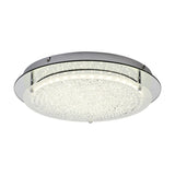 Gino 21W Flush Ceiling Light 45cm - Silver