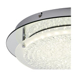 Gino 21W Flush Ceiling Light 45cm - Silver