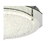 Gino 21W Flush Ceiling Light 45cm - Silver