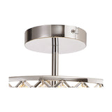 Sasha 3 Light Semi Flush Ceiling Light 40.5cm - Polished Chrome