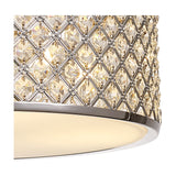 Sasha 3 Light Semi Flush Ceiling Light 40.5cm - Polished Chrome