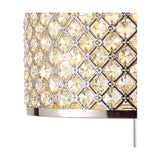 Sasha 2 Light E14 Table Lamp 30cm - Polished Chrome