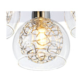 Talia 3 Light G9 Flush Ceiling Light 35cm - Polished Chrome