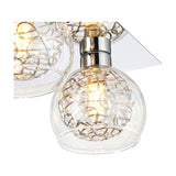 Talia 4 Light G9 Flush Ceiling Light 35cm Long - Polished Chrome