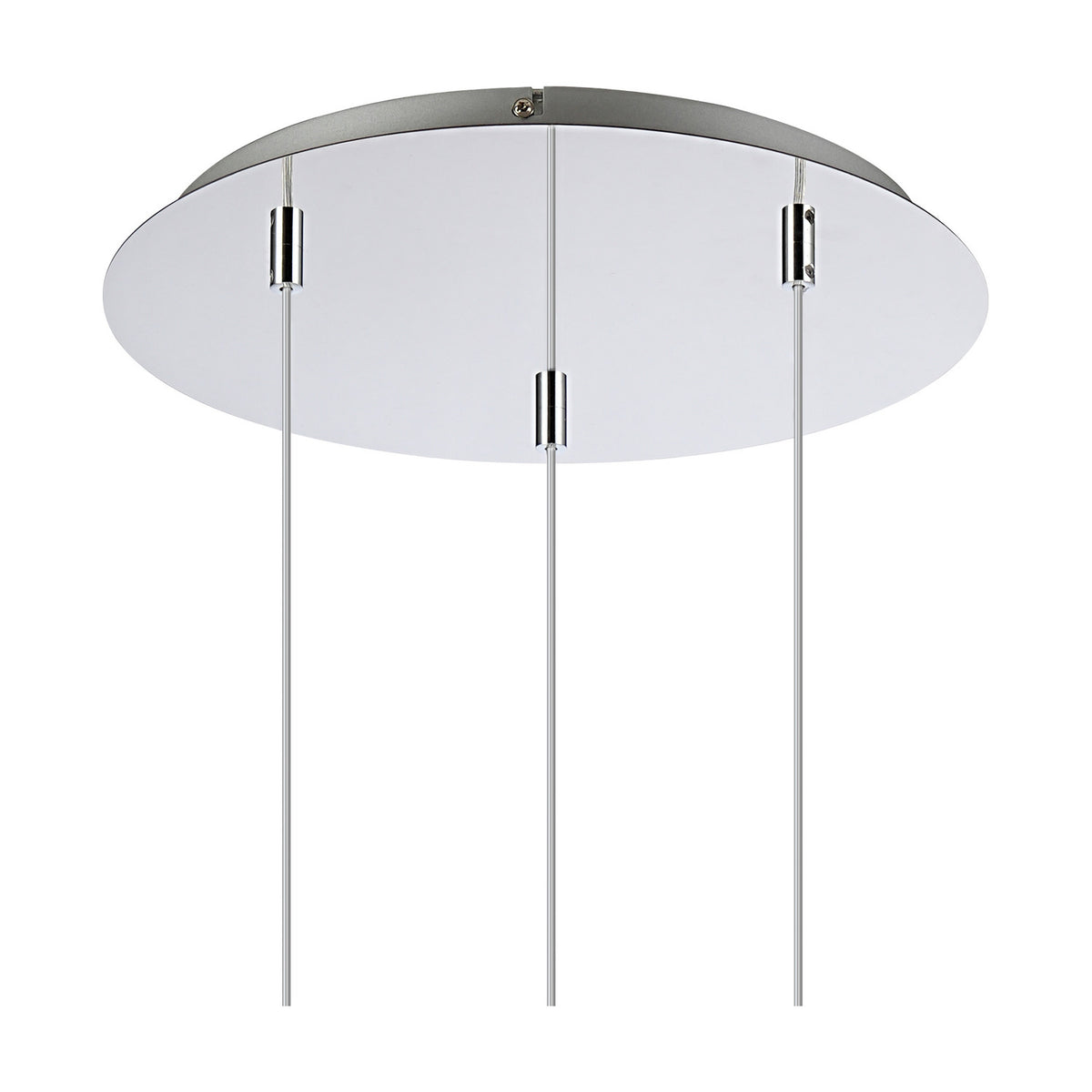 Talia 3 Light G9 Round Pendant Light 35cm - Polished Chrome