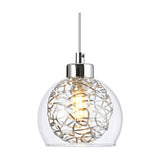 Talia 3 Light G9 Round Pendant Light 35cm - Polished Chrome