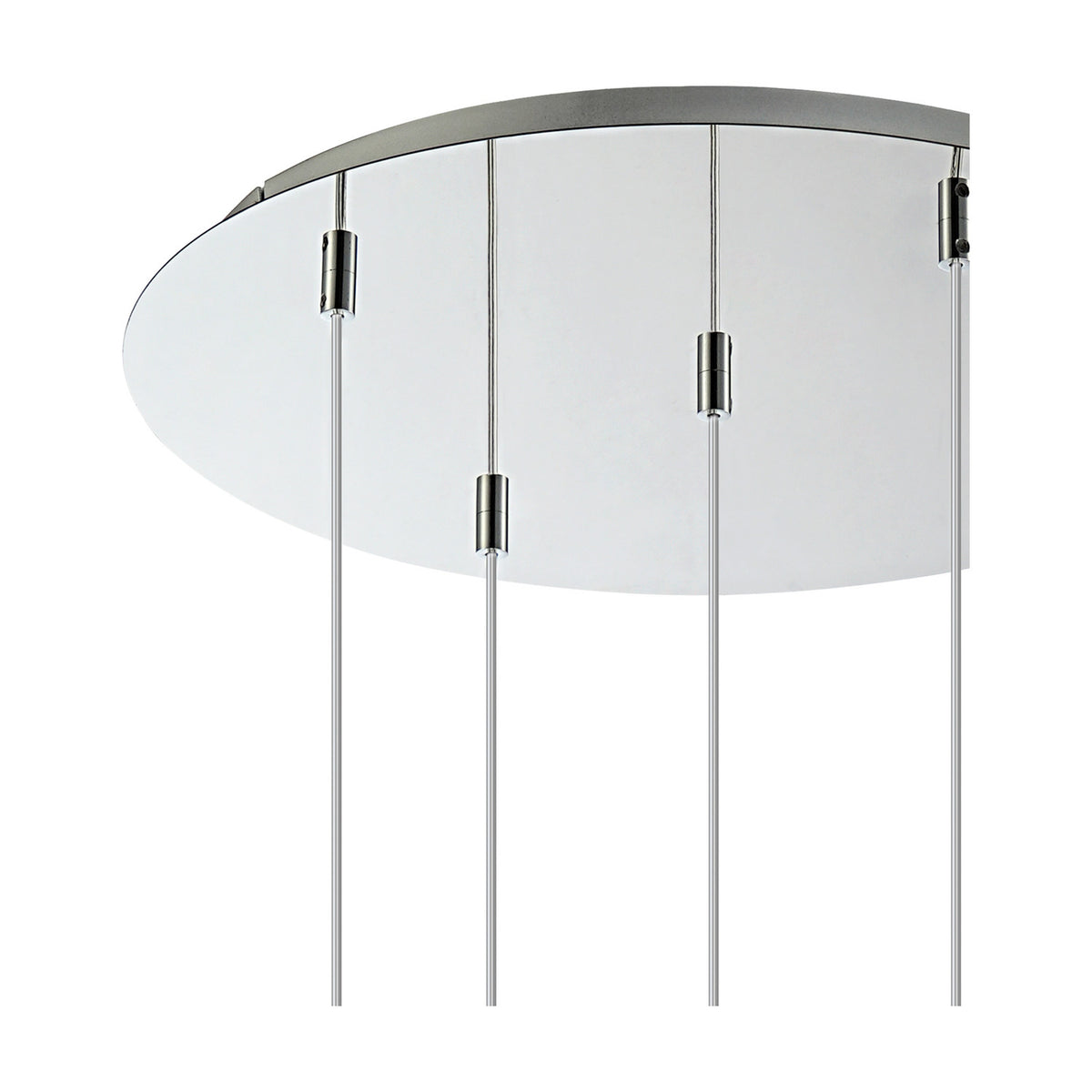 Talia 5 Light G9 Round Pendant Light 45cm - Polished Chrome