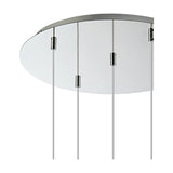 Talia 5 Light G9 Round Pendant Light 45cm - Polished Chrome