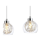 Talia 3 Light G9 Linear Pendant Light 65cm Drop - Polished Chrome