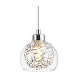 Talia 3 Light G9 Linear Pendant Light 65cm Drop - Polished Chrome