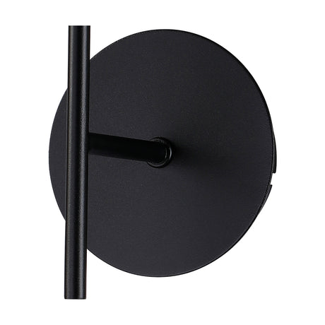 Carlton 1 Light E27 Wall Light - Satin Black