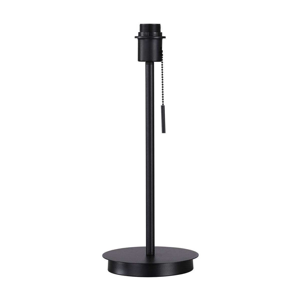 Carlton E27 Table Lamp 18cm - Satin Black