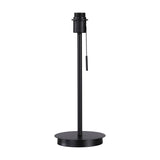 Carlton E27 Table Lamp 18cm - Satin Black