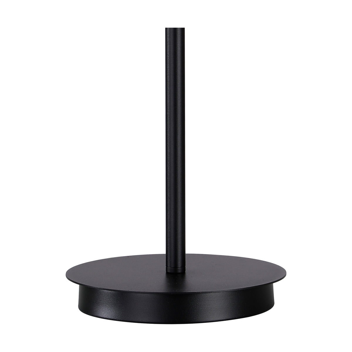 Carlton E27 Table Lamp 18cm - Satin Black