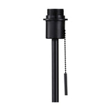 Carlton E27 Table Lamp 18cm - Satin Black