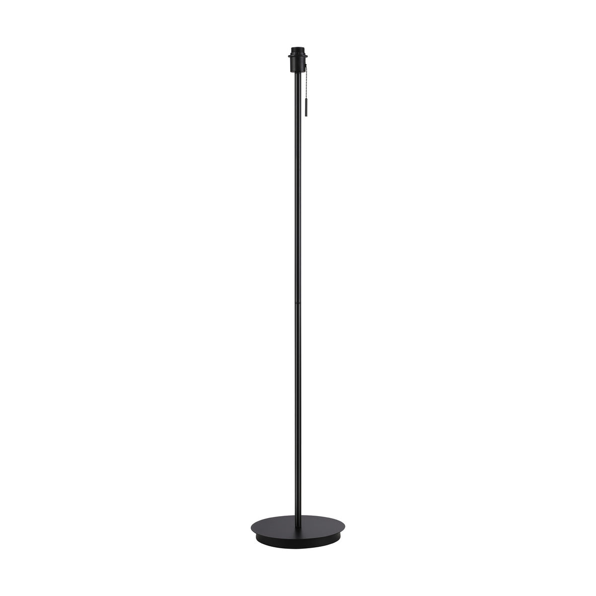 Carlton E27 Floor Lamp 28cm - Satin Black