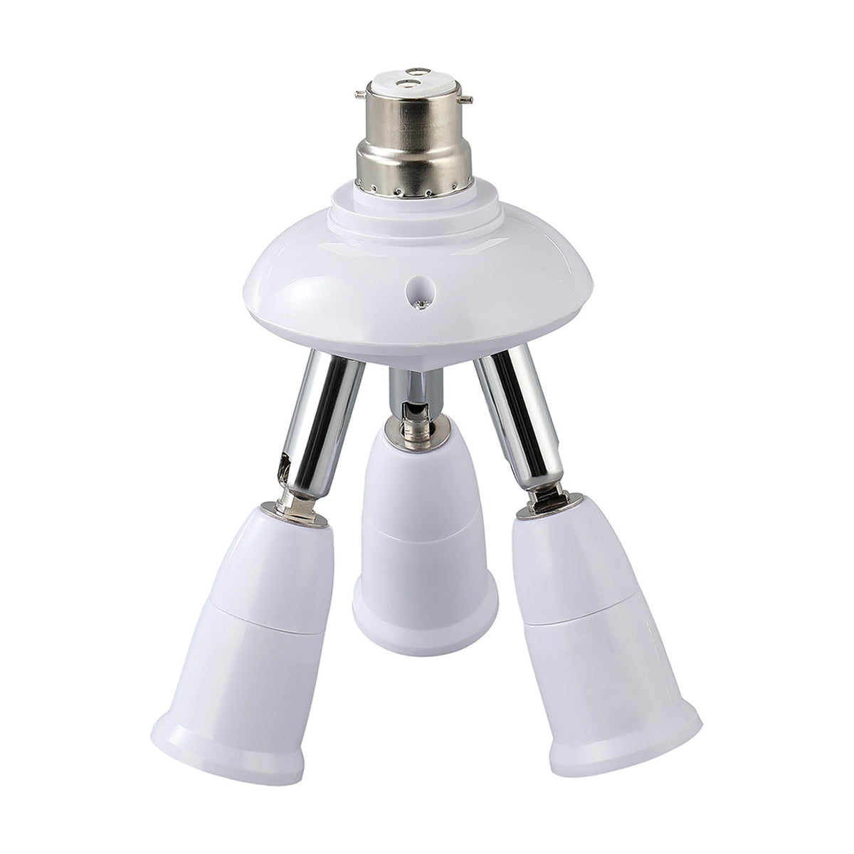 Additions B22 Plug Adaptor 13cm - White