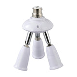 Additions B22 Plug Adaptor 13cm - White