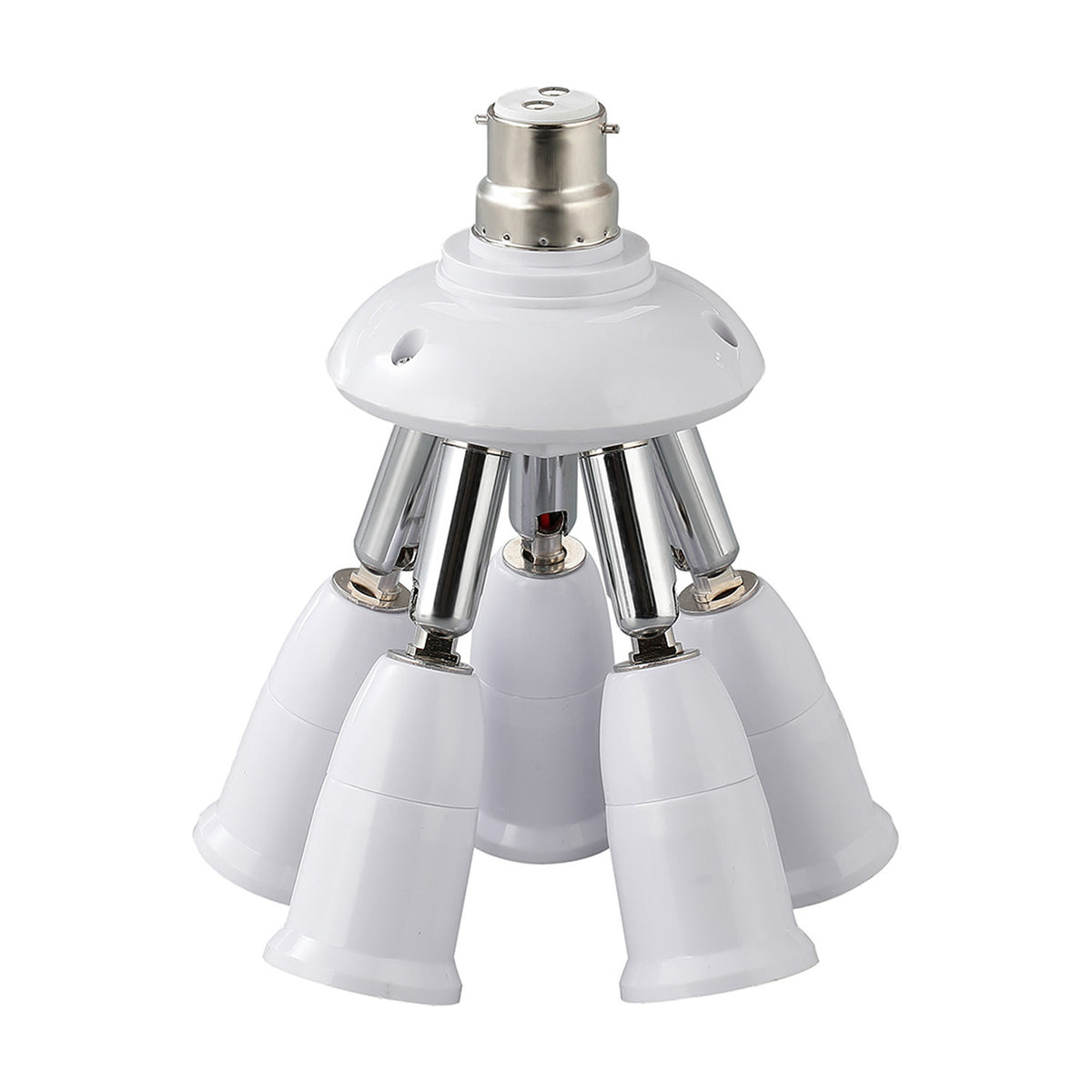 Additions B22 Plug Adaptor 15cm - White