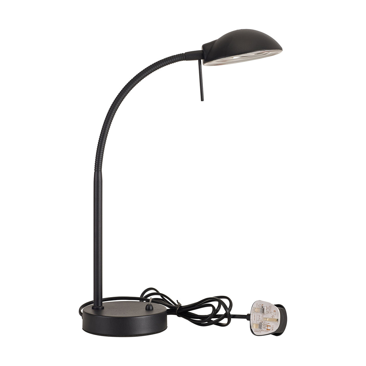 G9 Table Lamp 30cm Long - Satin Black