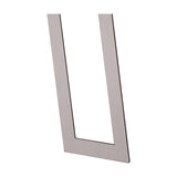 Sigma Shade Clip 22cm High - Satin Nickel
