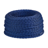 Cavo Braided Twisted Copper Cable 2 Core 0.75mm - Dark Blue