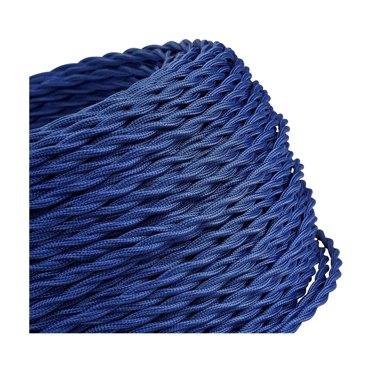 Cavo Braided Twisted Copper Cable 2 Core 0.75mm - Dark Blue