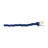 Cavo Braided Twisted Copper Cable 3 Core 0.75mm - Dark Blue