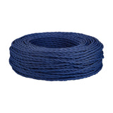 Cavo Braided Twisted Copper Cable 3 Core 0.75mm - Dark Blue