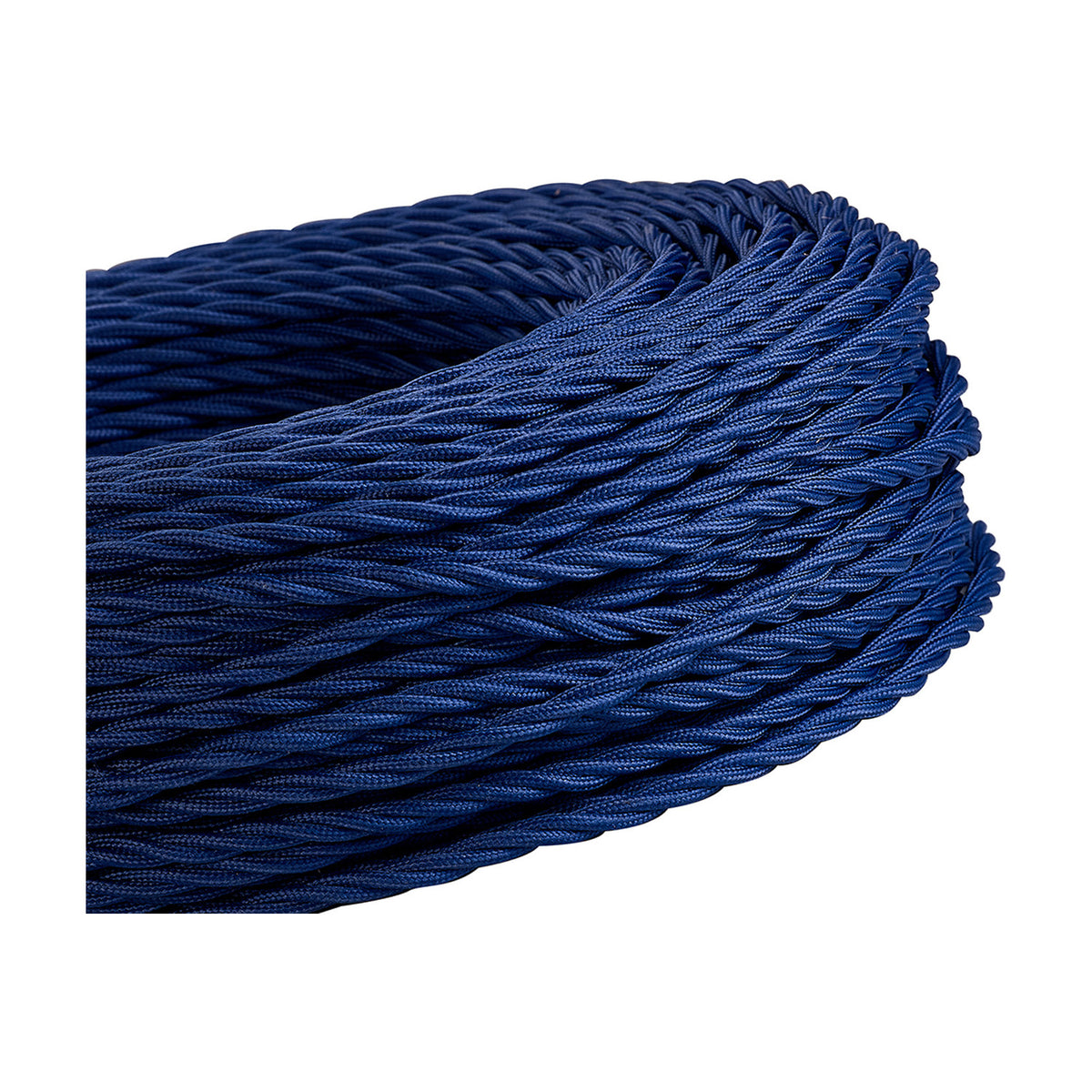 Cavo Braided Twisted Copper Cable 3 Core 0.75mm - Dark Blue