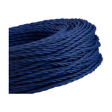 Cavo Braided Twisted Copper Cable 3 Core 0.75mm - Dark Blue