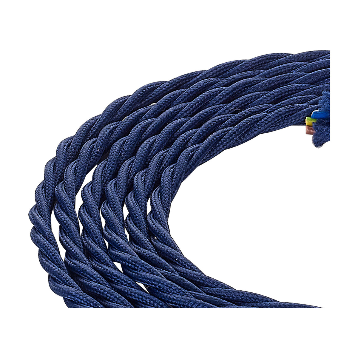 Cavo Braided Twisted Copper Cable 3 Core 0.75mm - Dark Blue